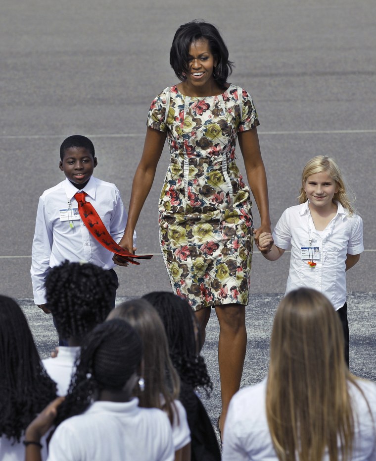 Image: Michelle Obama, William Porter, Breann Rouse